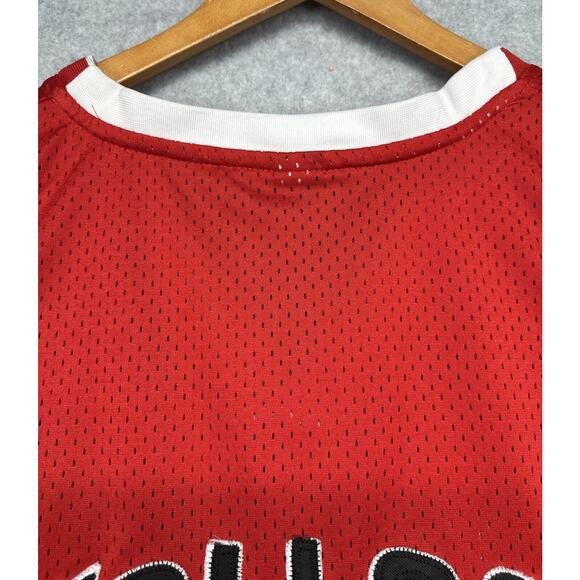 Big Ben Wallace 3 Vintage #3 Detroit Pistons Red Mesh Basketball Jersey (XL) - Picture 12 of 12